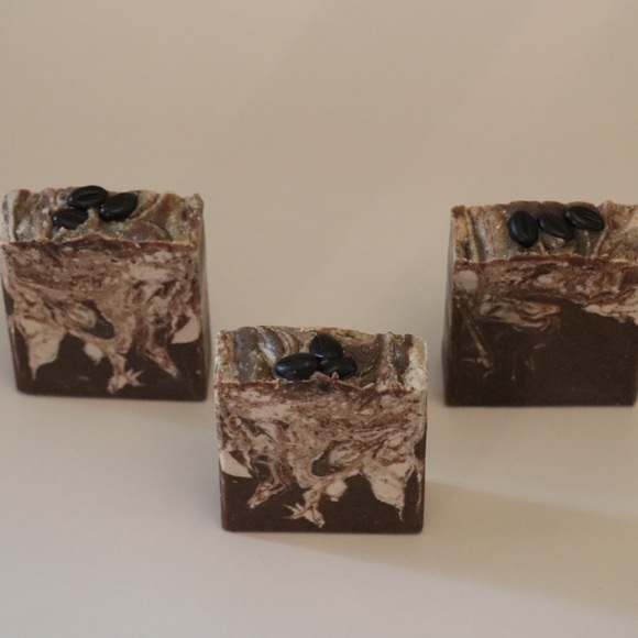 "Latte" Coffee & Goat Milk Artisan Soap Bar - Picture 7 of 9